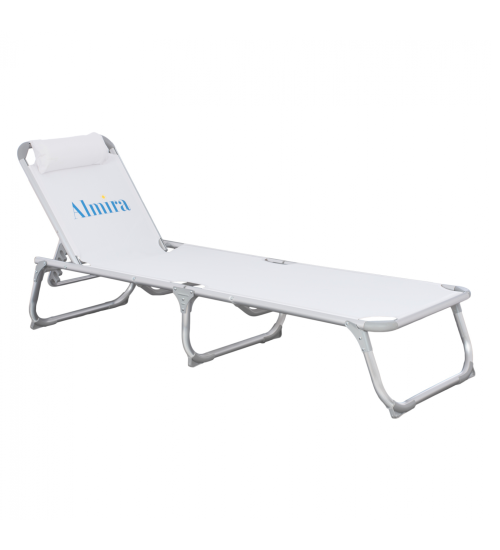 Ξαπλώστρα Σπαστή ΒΑΡΕΩΣ ΤΥΠΟΥ Αλουμινίου Λευκή